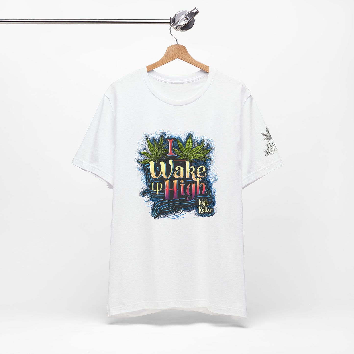 Wake Up High™ | Premium Cannabis Art Tee - Limited Edition | High Roller