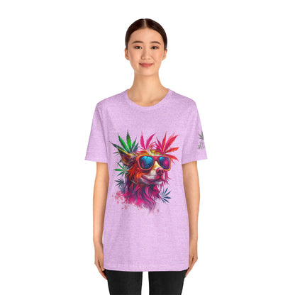 PSYCHEDELIC CANNABIS DOG™ | PREMIUM TRIPPY ART TEE