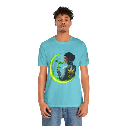 Cannabis Queen Commander T-Shirt - Premium Afrofuturistic 420 Lifestyle Apparel"