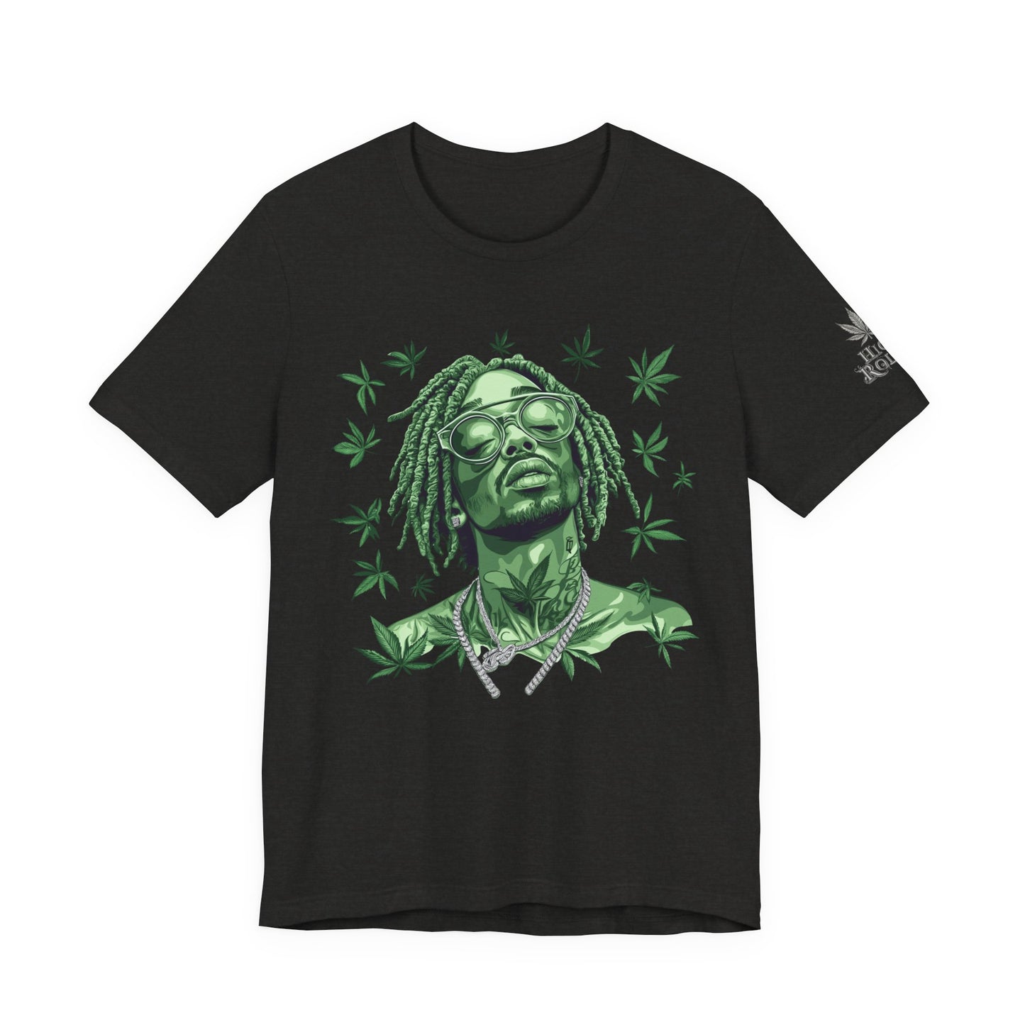 Elevated Vision Green Dream Tee - Premium Airlume Cotton Cannabis Culture Art