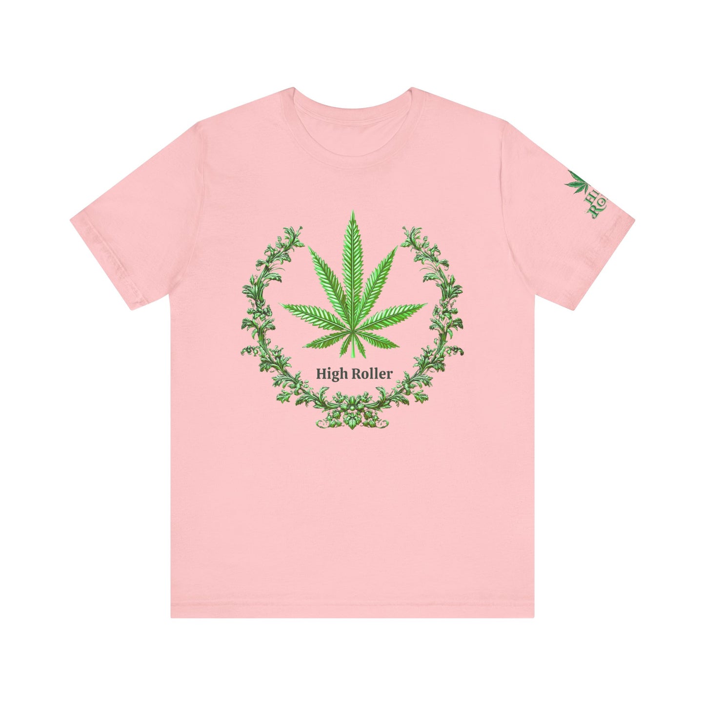 Royal Crest Tee - Premium Airlume Cotton Cannabis Culture Heraldic Botanical Art