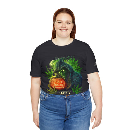 Cannabis Witch's Brew Halloween T-Shirt - Premium Spooky 420 Black Edition Apparel"