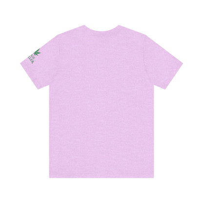Cannabis Crest Wreath Tee - Botanical Elegance Art Design | High Roller