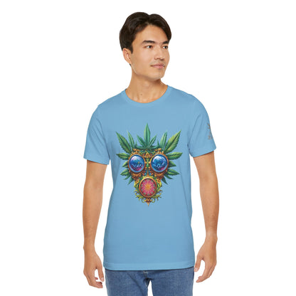 Third Eye Vision T-Shirt - Premium Airlume Cotton Cannabis Kaleidoscope Art Tee