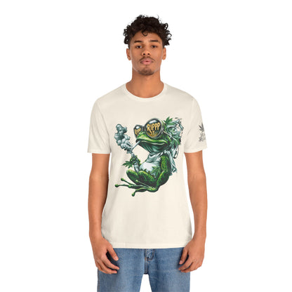 RIPPP IT Cosmic Frog Tee - Premium Airlume Cotton Cannabis Culture Streetwear