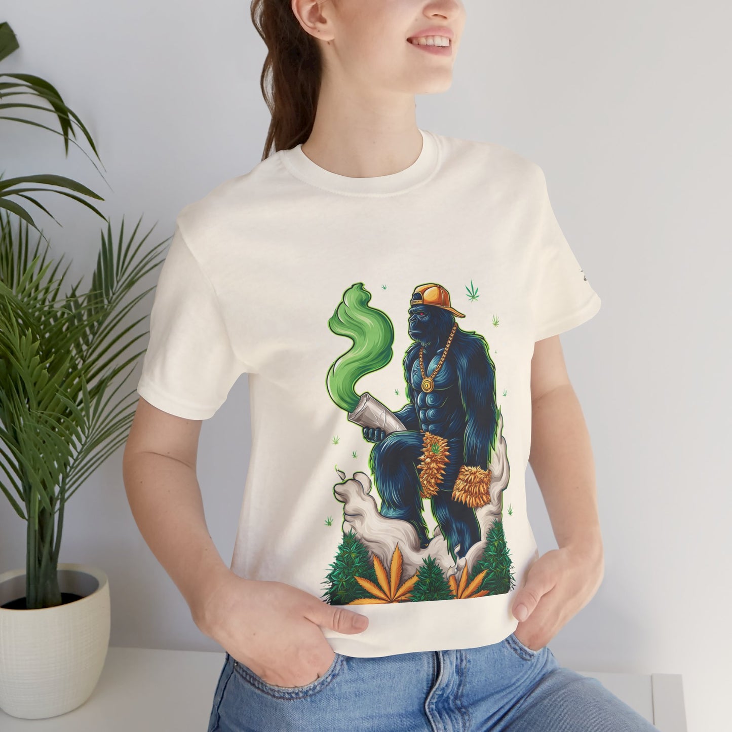 Bigfoot Cannabis Scholar T-Shirt - Premium Sasquatch 420 Lifestyle Apparel