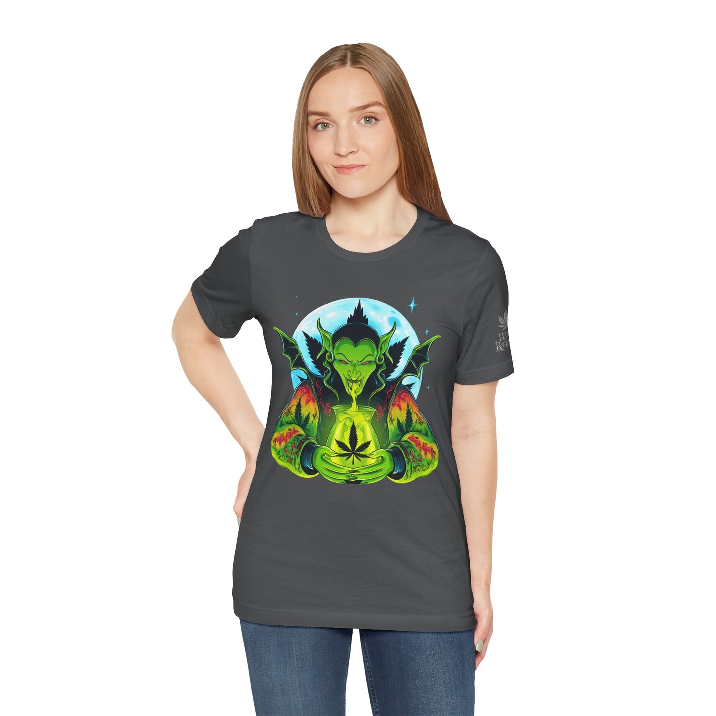 Mystic Dragon Guardian Cannabis Meditation T-Shirt - Premium Psychedelic 420 Apparel