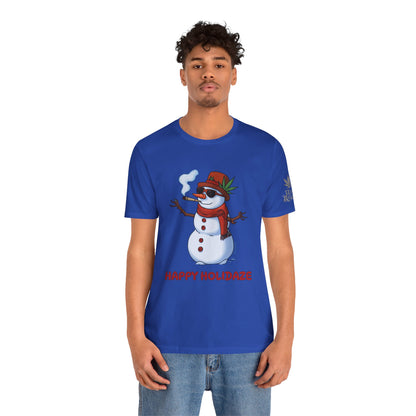 Happy Holidaze Premium Cannabis Christmas T-Shirt