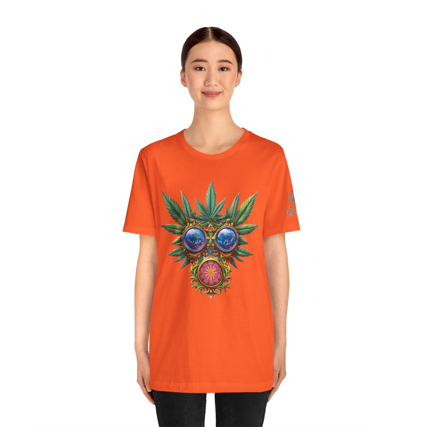 Third Eye Vision T-Shirt - Premium Airlume Cotton Cannabis Kaleidoscope Art Tee