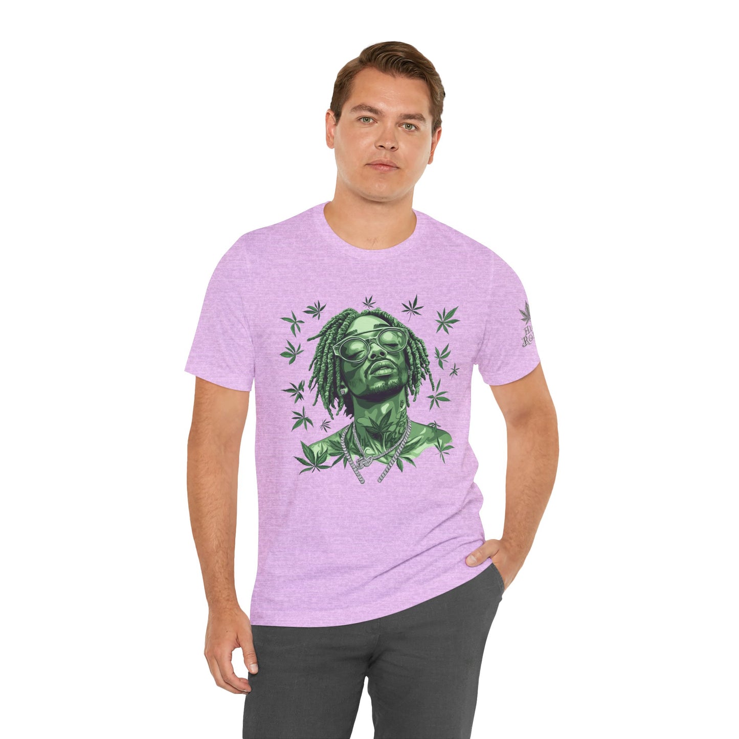 Elevated Vision Green Dream Tee - Premium Airlume Cotton Cannabis Culture Art