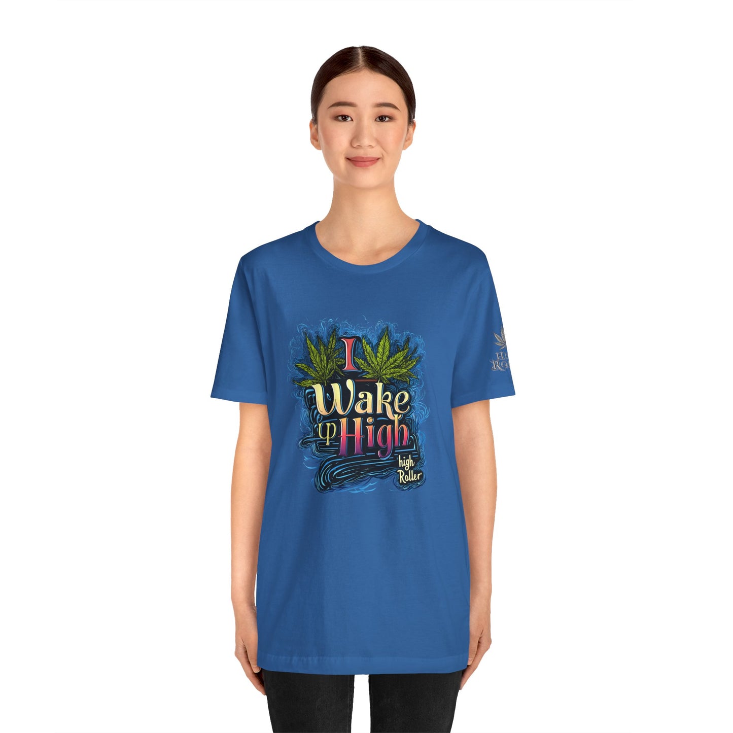 Wake Up High™ | Premium Cannabis Art Tee - Limited Edition | High Roller