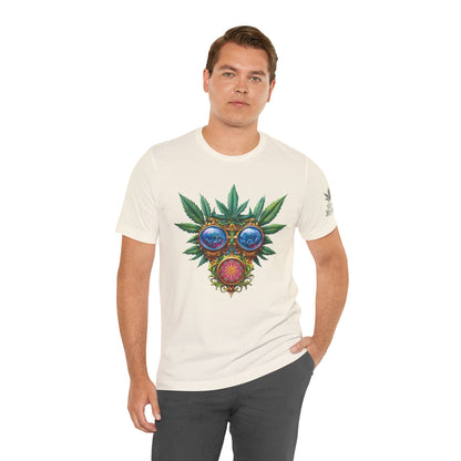 Third Eye Vision T-Shirt - Premium Airlume Cotton Cannabis Kaleidoscope Art Tee
