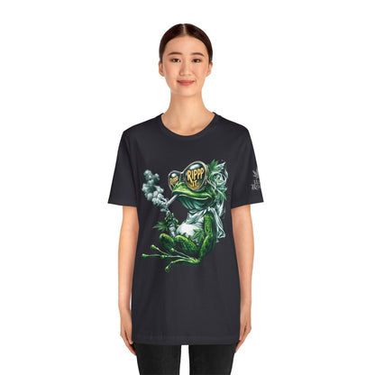 RIPPP IT Cosmic Frog Tee - Premium Airlume Cotton Cannabis Culture Streetwear