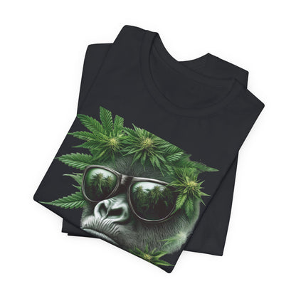 Gorilla Glue Elite Tee - Premium Airlume Cotton Cannabis Strain Culture Black Shirt