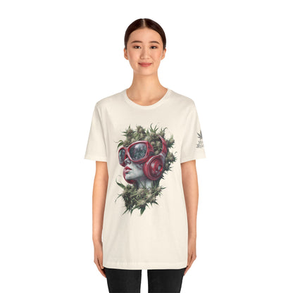 CANNABIS GODDESS TECH™ | PREMIUM FUTURISTIC ART TEE
