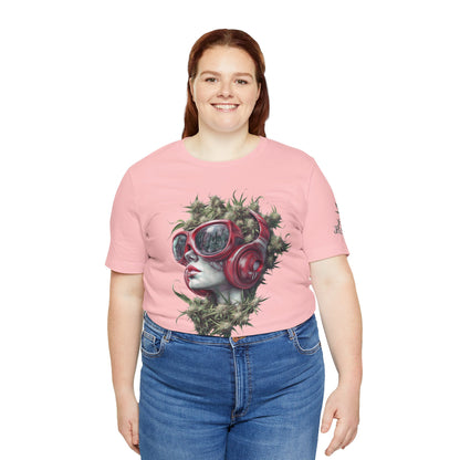 CANNABIS GODDESS TECH™ | PREMIUM FUTURISTIC ART TEE