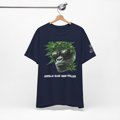 Gorilla Glue Elite Tee - Premium Airlume Cotton Cannabis Strain Culture Black Shirt