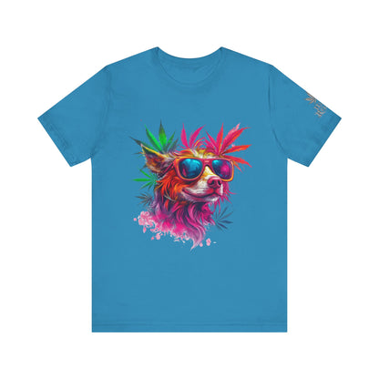 PSYCHEDELIC CANNABIS DOG™ | PREMIUM TRIPPY ART TEE