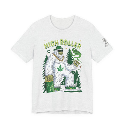 Alpine Yeti HIGH ROLLER T-Shirt - Premium Cannabis Mountain Culture Apparel
