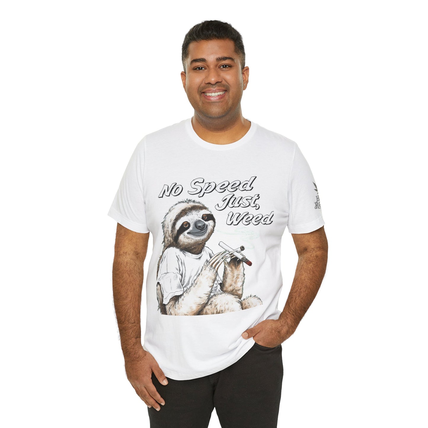 No Speed Just Weed™ | Premium Sloth Cannabis Tee - Chill Vibes Edition | High Roller