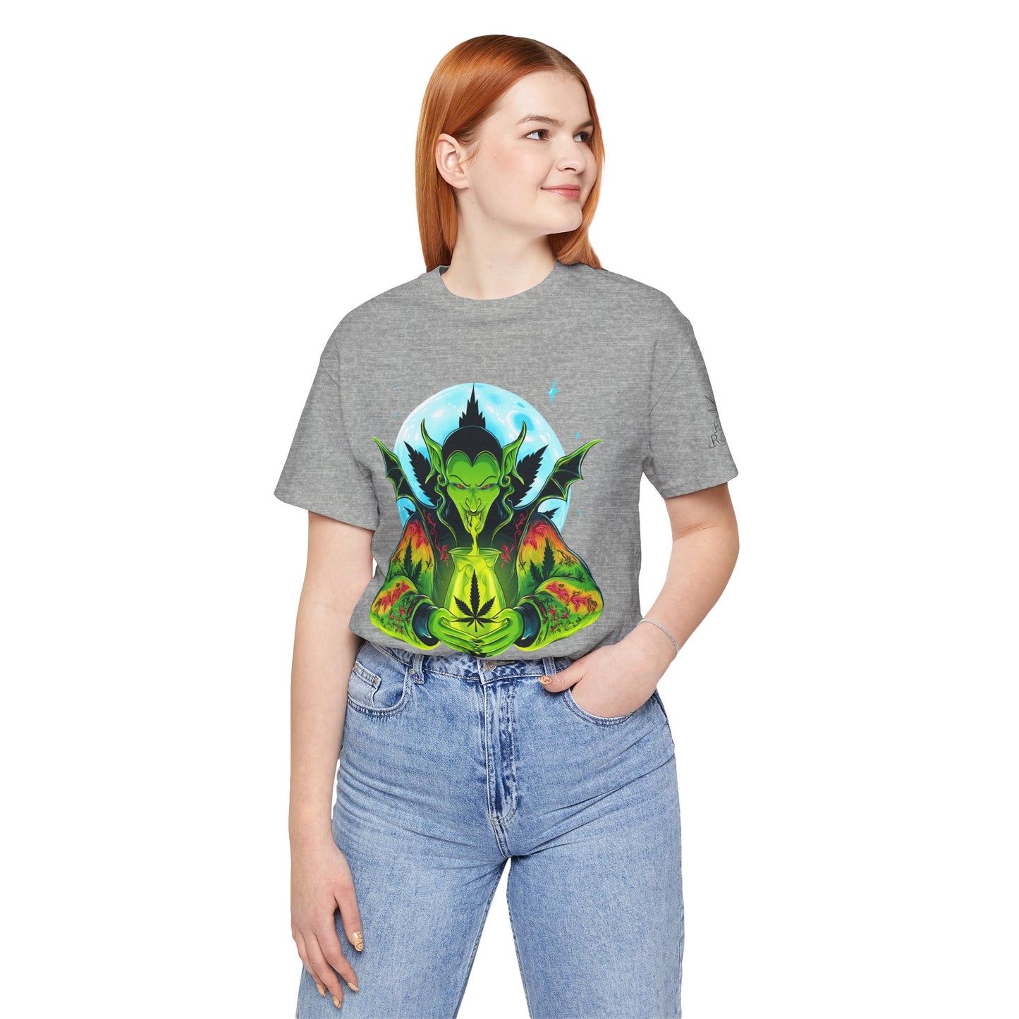 Mystic Dragon Guardian Cannabis Meditation T-Shirt - Premium Psychedelic 420 Apparel