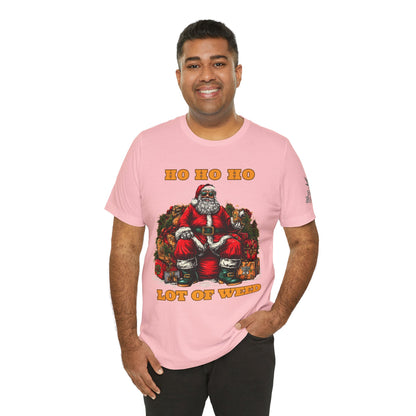 Ho Ho Ho Lot Of Weed Premium Cannabis Christmas T-Shirt