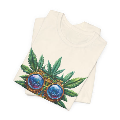 Third Eye Vision T-Shirt - Premium Airlume Cotton Cannabis Kaleidoscope Art Tee