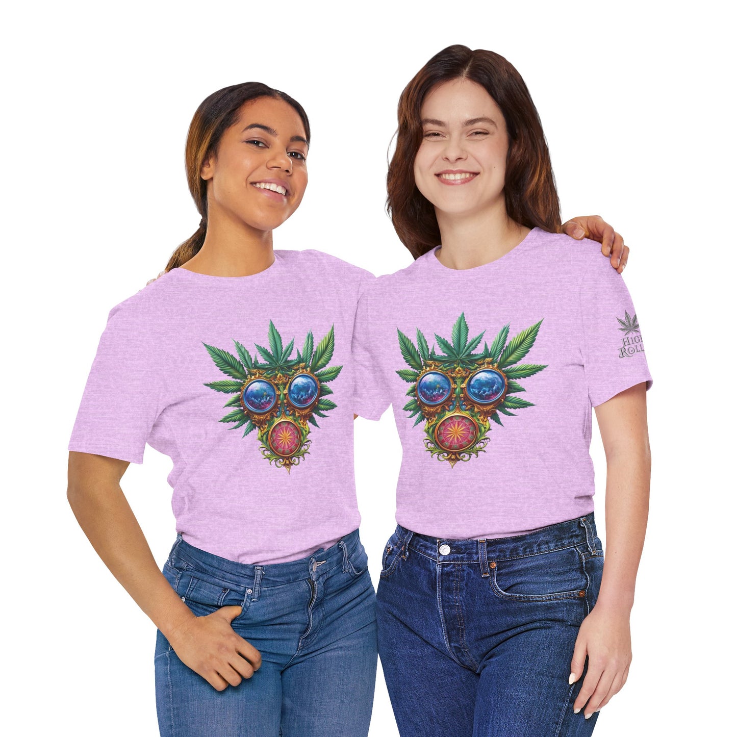 Third Eye Vision T-Shirt - Premium Airlume Cotton Cannabis Kaleidoscope Art Tee