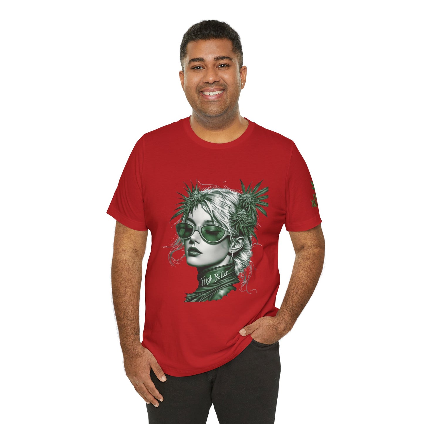 HIGH ROLLER CANNABIS GODDESS T-SHIRT