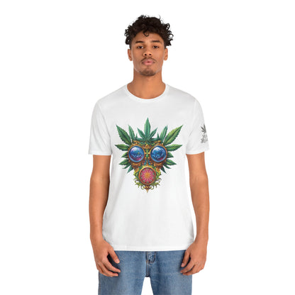 Third Eye Vision T-Shirt - Premium Airlume Cotton Cannabis Kaleidoscope Art Tee