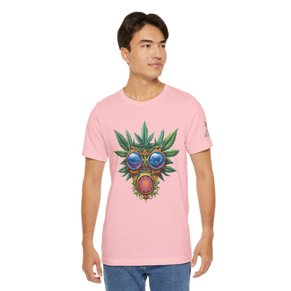 Third Eye Vision T-Shirt - Premium Airlume Cotton Cannabis Kaleidoscope Art Tee