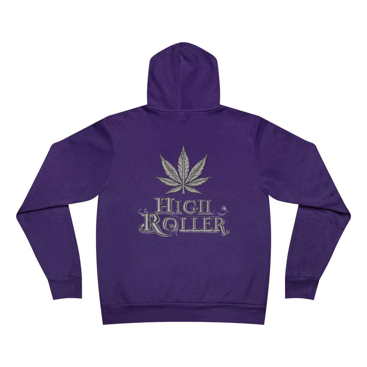 Winter Stroll Hoodie - Premium Sponge Fleece Cannabis Vintage Couple City Art