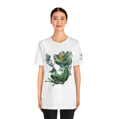 RIPPP IT Cosmic Frog Tee - Premium Airlume Cotton Cannabis Culture Streetwear