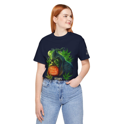 Cannabis Witch's Brew Halloween T-Shirt - Premium Spooky 420 Black Edition Apparel"