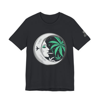 Toker Girl Coin Tee - Vintage Cannabis Portrait Art Design | High Roller