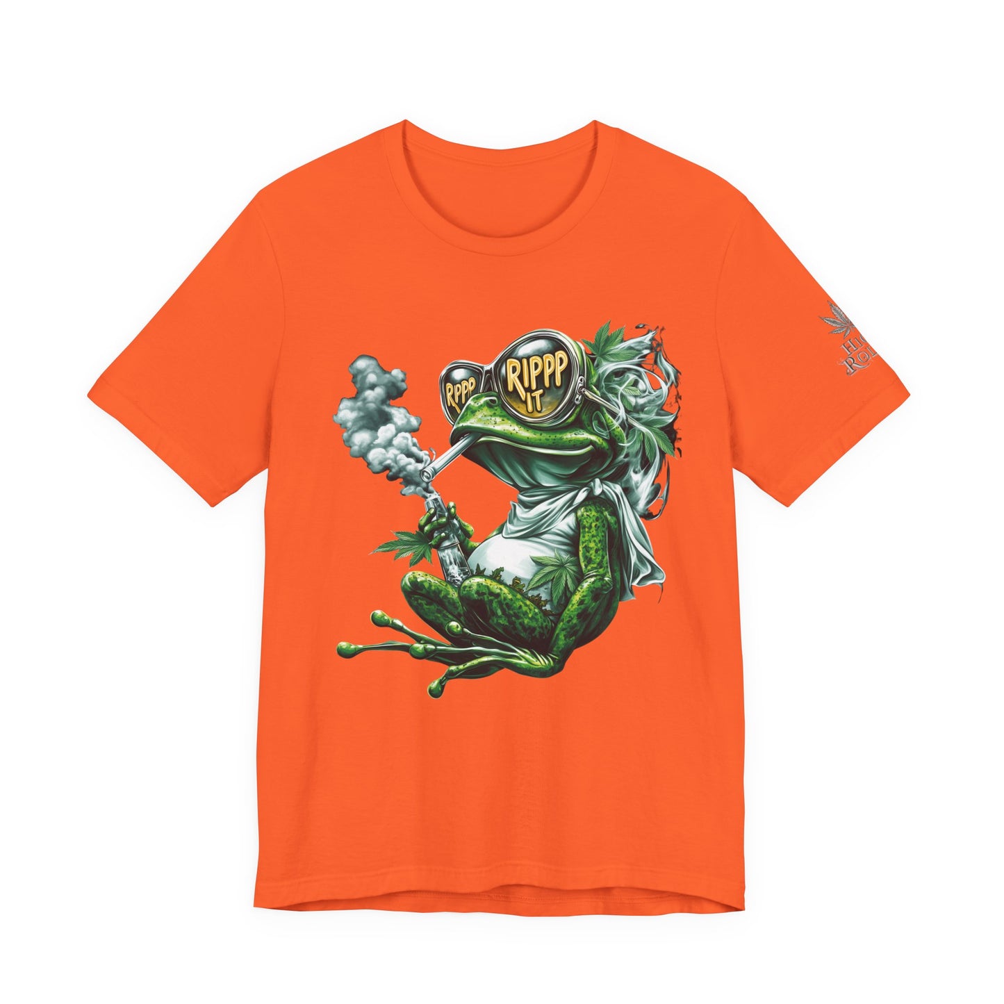 RIPPP IT Cosmic Frog Tee - Premium Airlume Cotton Cannabis Culture Streetwear
