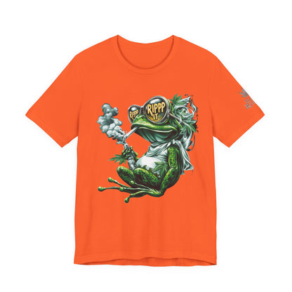 RIPPP IT Cosmic Frog Tee - Premium Airlume Cotton Cannabis Culture Streetwear