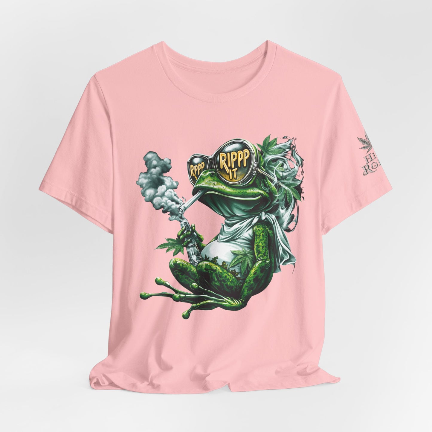 RIPPP IT Cosmic Frog Tee - Premium Airlume Cotton Cannabis Culture Streetwear