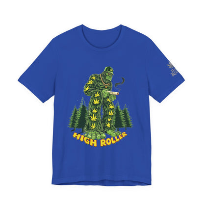Cannabis Sasquatch Forest King T-Shirt - Premium Bigfoot 420 Lifestyle Apparel"
