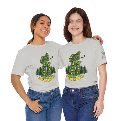 Cannabis Sasquatch Forest King T-Shirt - Premium Bigfoot 420 Lifestyle Apparel"