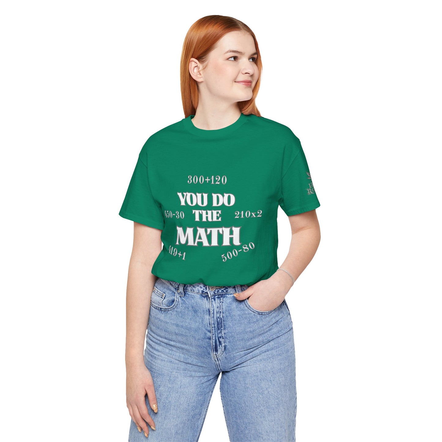 High Roller You Do The Math 420 Equations Cannabis T-Shirt - Premium Mathematical Humor Wordplay Intelligence Comedy Apparel