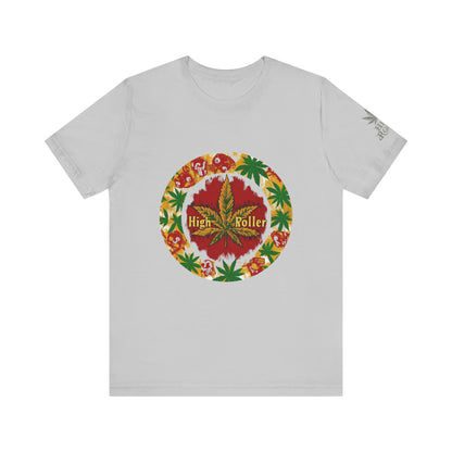 Latino Sol Tee - Premium Airlume Cotton Cannabis Culture Latin Folk Art Design