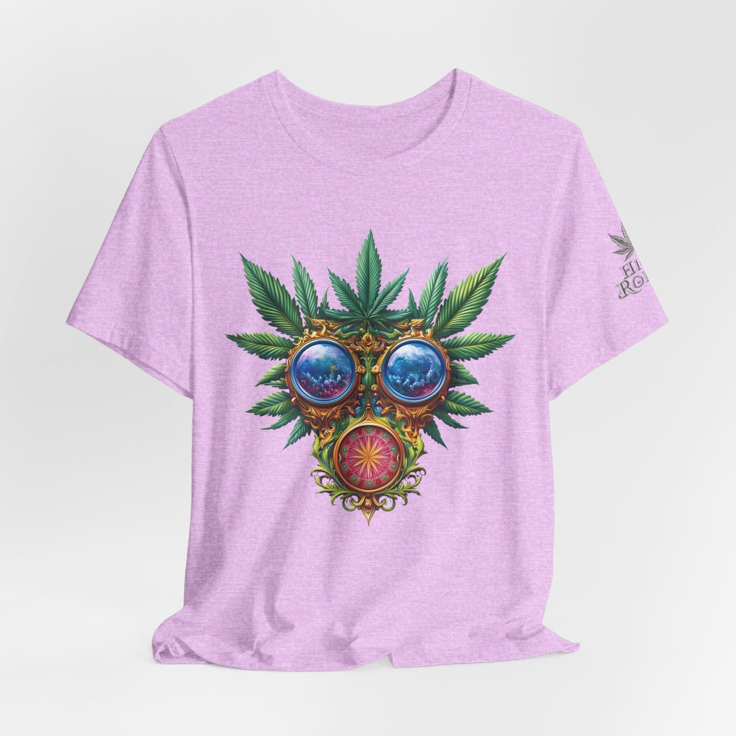 Third Eye Vision T-Shirt - Premium Airlume Cotton Cannabis Kaleidoscope Art Tee
