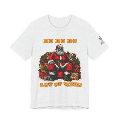 Ho Ho Ho Lot Of Weed Premium Cannabis Christmas T-Shirt