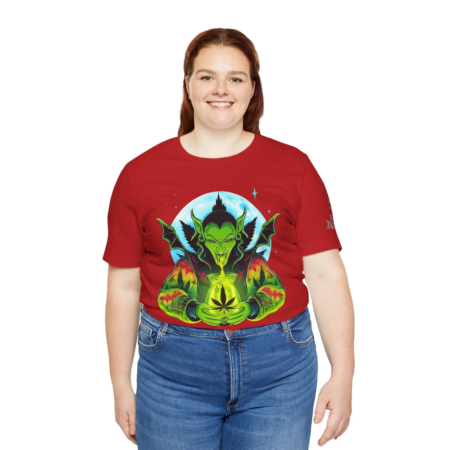 Mystic Dragon Guardian Cannabis Meditation T-Shirt - Premium Psychedelic 420 Apparel