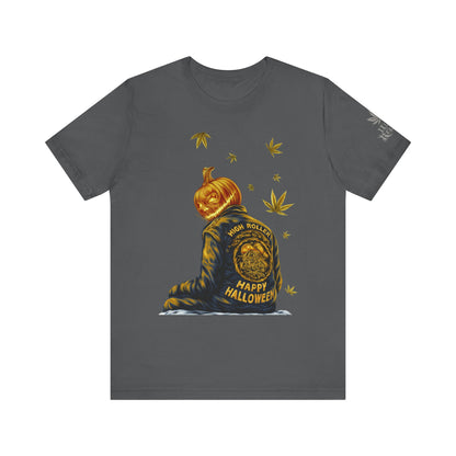 Pumpkin Head HIGH ROLLER Halloween T-Shirt - Premium Cannabis Culture Apparel