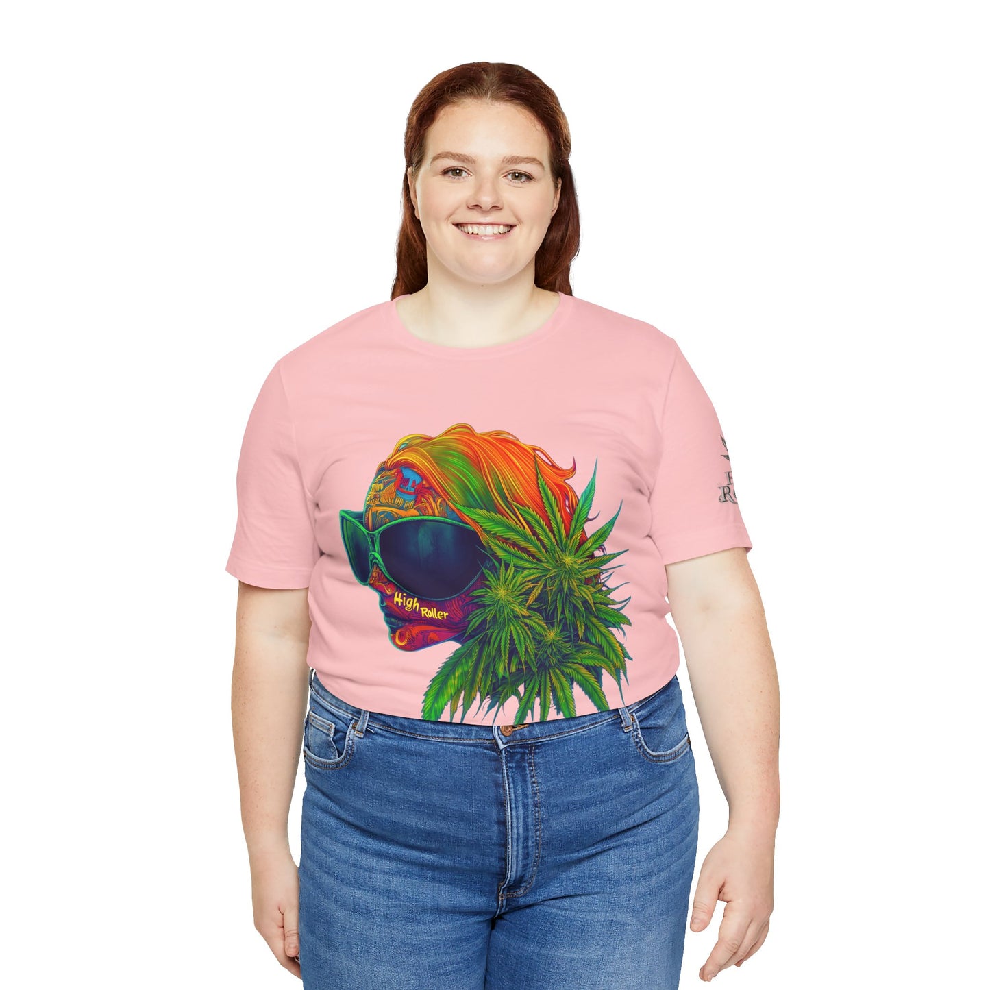 Neon Dreams Tee - Premium Airlume Cotton Cannabis Culture Psychedelic Profile Art
