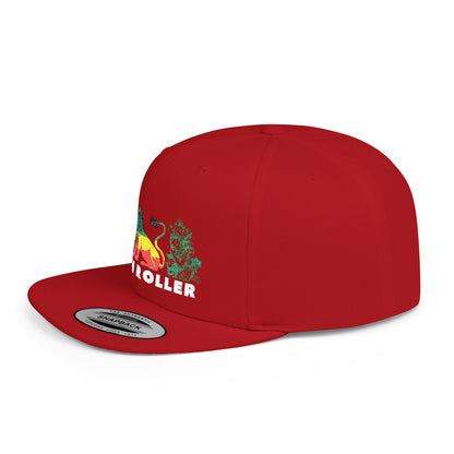 HIGH ROLLER Rastafarian Lion Snapback Cap