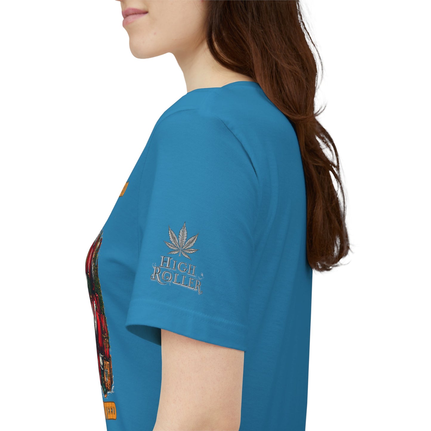 Ho Ho Ho Lot Of Weed Premium Cannabis Christmas T-Shirt