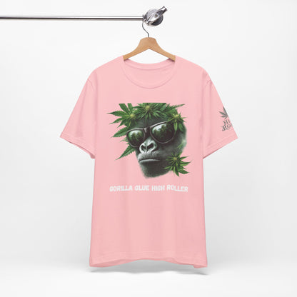 Gorilla Glue Elite Tee - Premium Airlume Cotton Cannabis Strain Culture Black Shirt